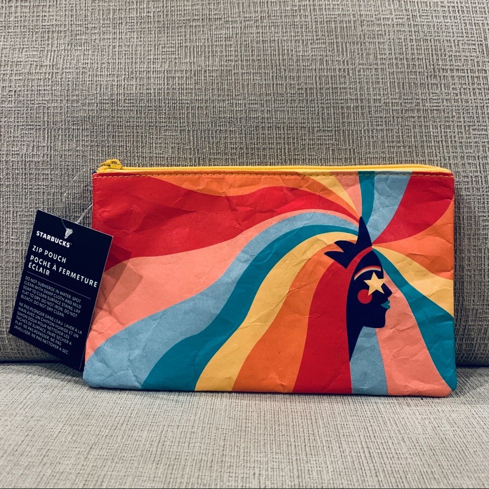 Starbucks 2020 pride zip pouch NWT - Picture 1 of 4